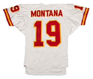 Joe Montana Signed 1994 Kansas City Chiefs Game Used Road Jersey (Montana LOA)